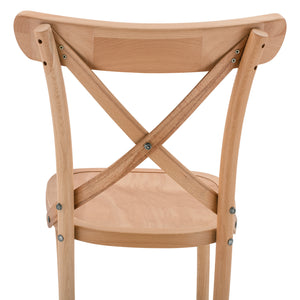 ΣΚΑΜΠΟ ΜΕΣ.ΥΨΟΥΣ GIOLIANA HM8750.01 ΑΠΟ ΟΞΙΑ ΦΥΣΙΚΟ ΜΕ PLYWOOD ΚΑΘΙΣΜΑ 46x46x101Υ εκ. - Pakobazaar