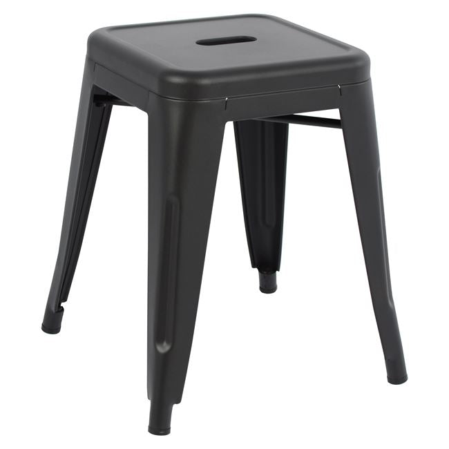 ΣΚΑΜΠΟ ΜΕΤΑΛΛΙΚΟ MELITA HM0096.42 ΣΕ ΜΑΥΡΟ ΜΑΤ ΧΡΩΜΑ 37x37x45Υεκ. - Pakobazaar