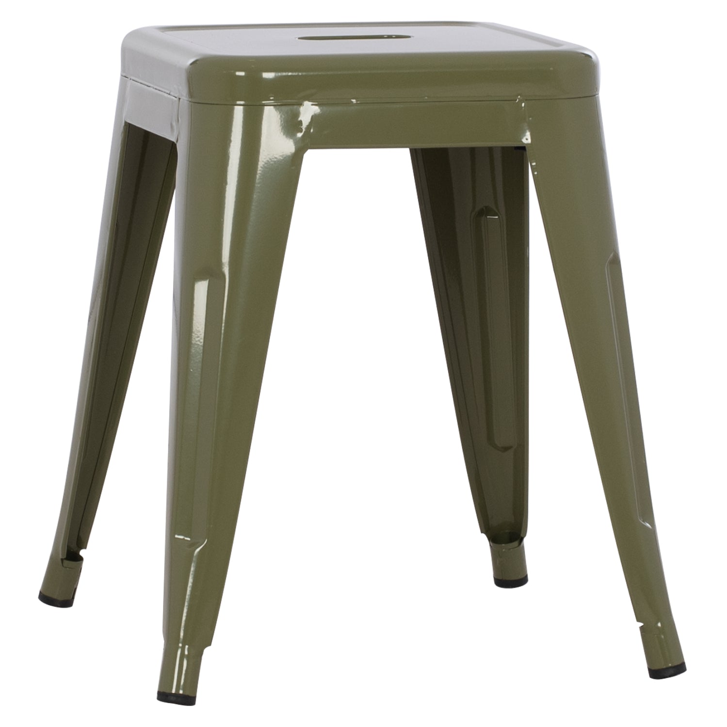 ΣΚΑΜΠΟ ΜΕΤΑΛΛΙΚΟ MELITA HM0096.43 ΣΕ DARK OLIVE ΧΡΩΜΑ 37x37x45Υεκ. - Pakobazaar