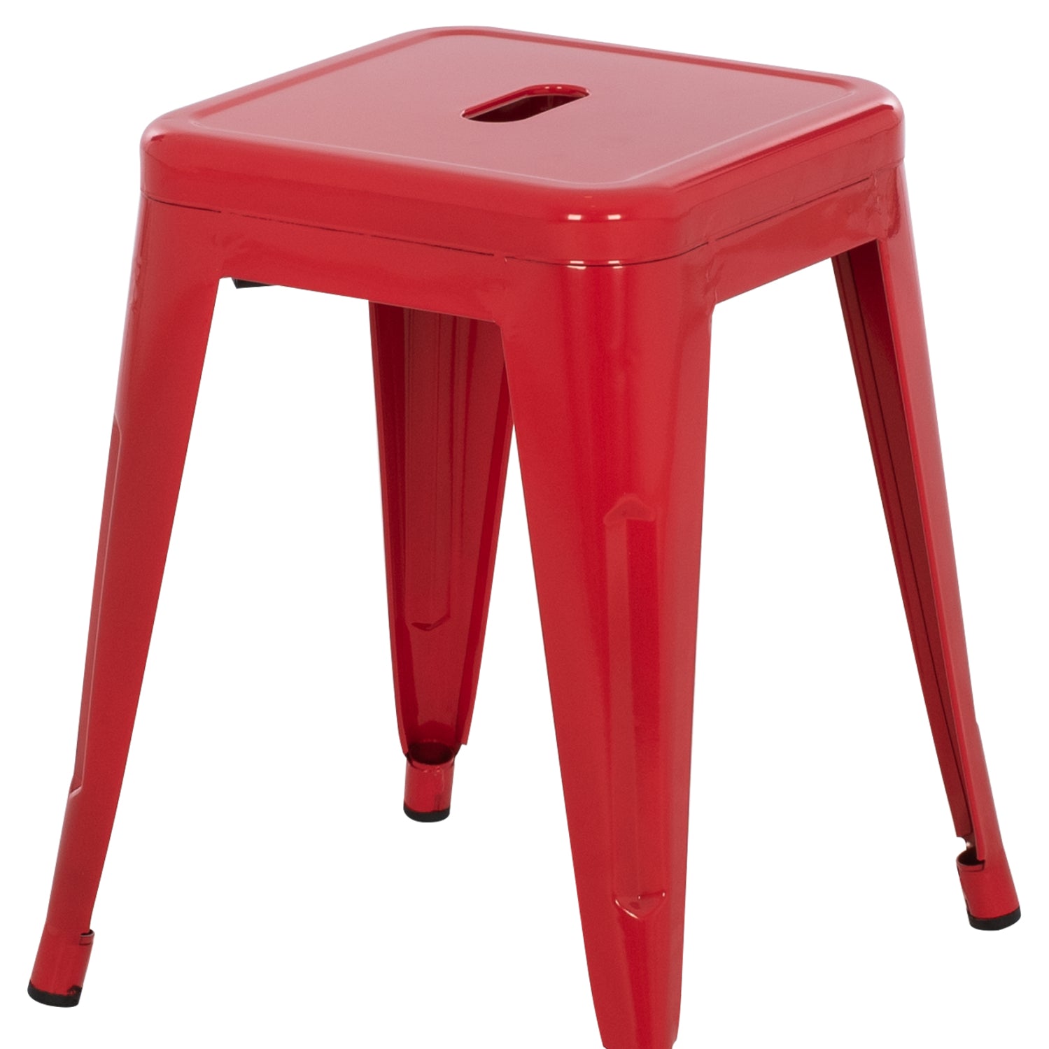 ΣΚΑΜΠΟ ΜΕΤΑΛΛΙΚΟ MELITA HM0096.44 ΣΕ ΚΟΚΚΙΝΟ ΧΡΩΜΑ 37x37x45Υεκ. - Pakobazaar