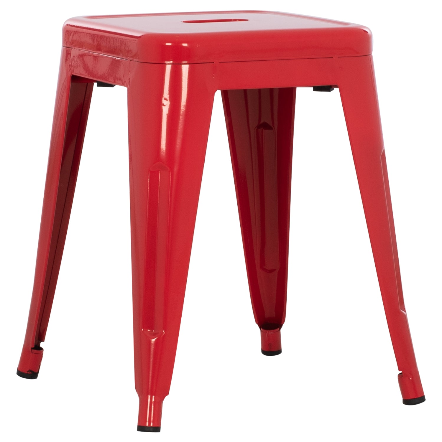 ΣΚΑΜΠΟ ΜΕΤΑΛΛΙΚΟ MELITA HM0096.44 ΣΕ ΚΟΚΚΙΝΟ ΧΡΩΜΑ 37x37x45Υεκ. - Pakobazaar