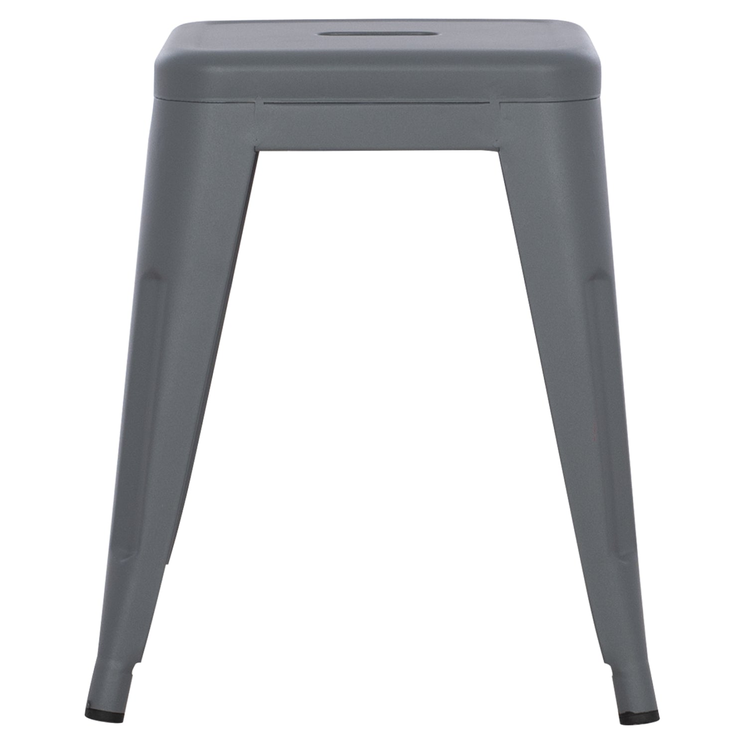 ΣΚΑΜΠΟ ΜΕΤΑΛΛΙΚΟ MELITA HM0096.50 ΣΕ ΓΚΡΙ ΜΑΤ ΧΡΩΜΑ 37x37x45Υεκ. - Pakobazaar