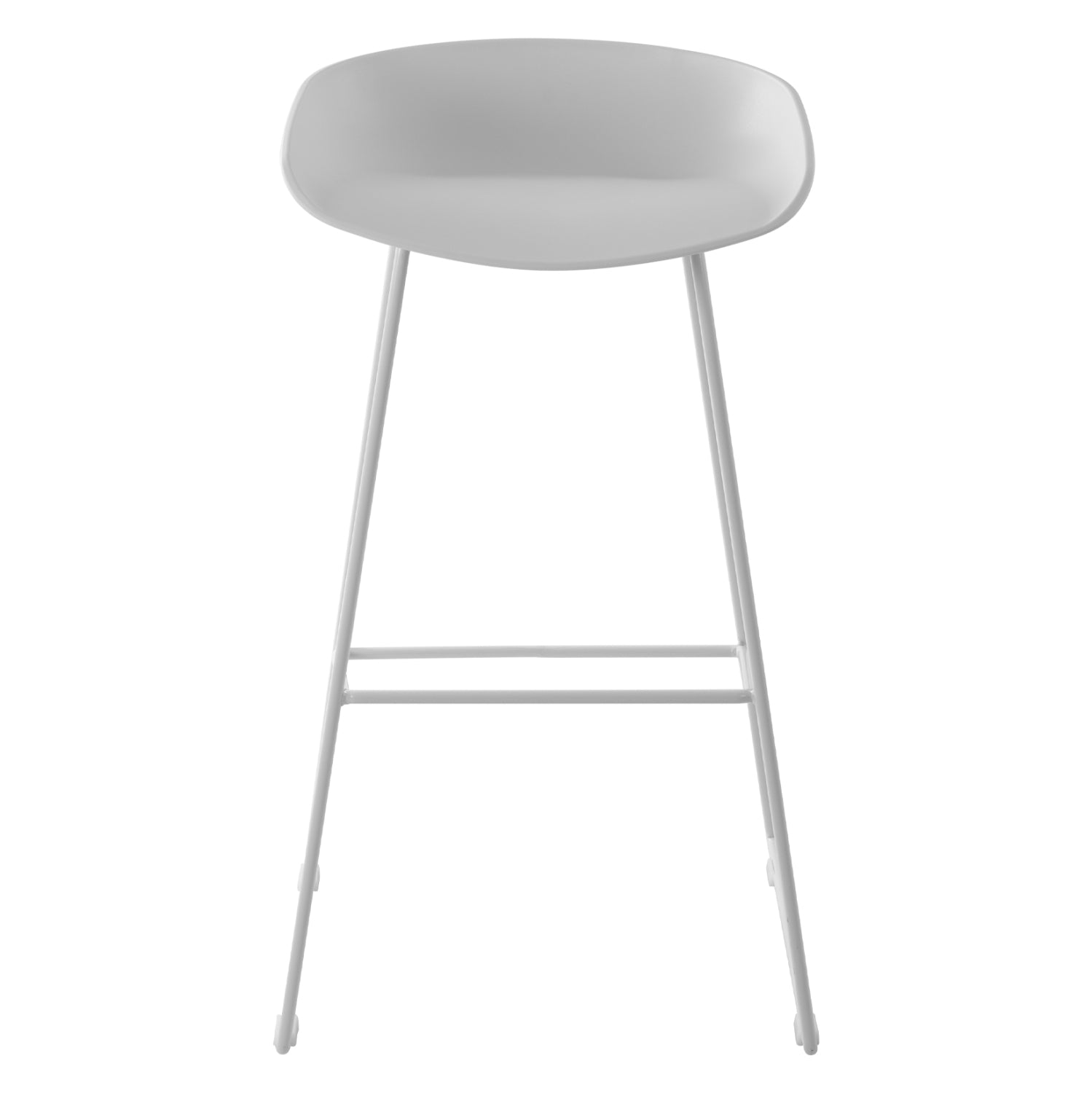 ΣΚΑΜΠΟ ΜΕΤΑΛΛΙΚΟ NAILA HM8450.01 ΜΕ ΚΑΘΙΣΜΑ PP ΛΕΥΚΟ 47x47x83 εκ. - Pakobazaar