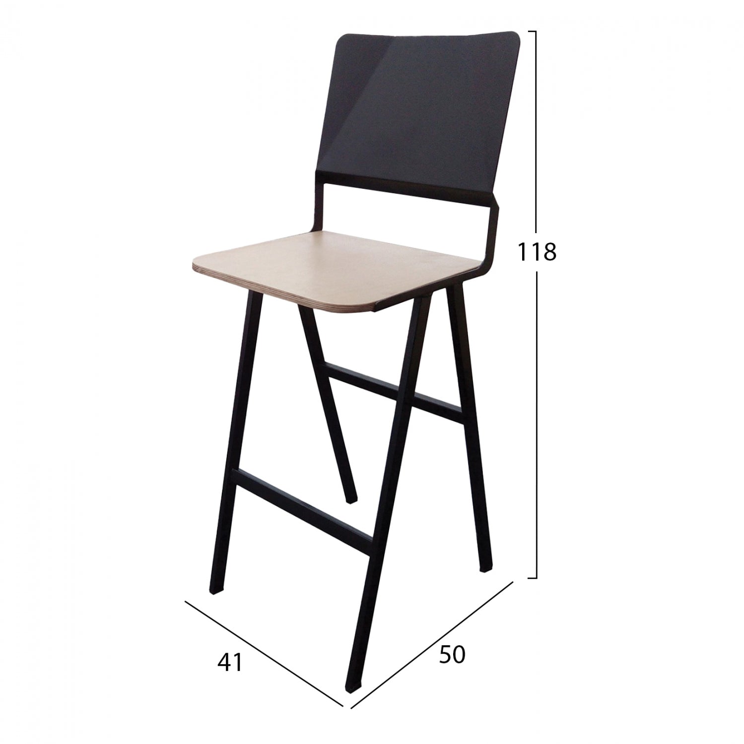 ΣΚΑΜΠΩ ΜΕΤΑΛΛΙΚΟ ΚΟΜΠΛΕ TS387 41X50X118 εκ. - Pakobazaar