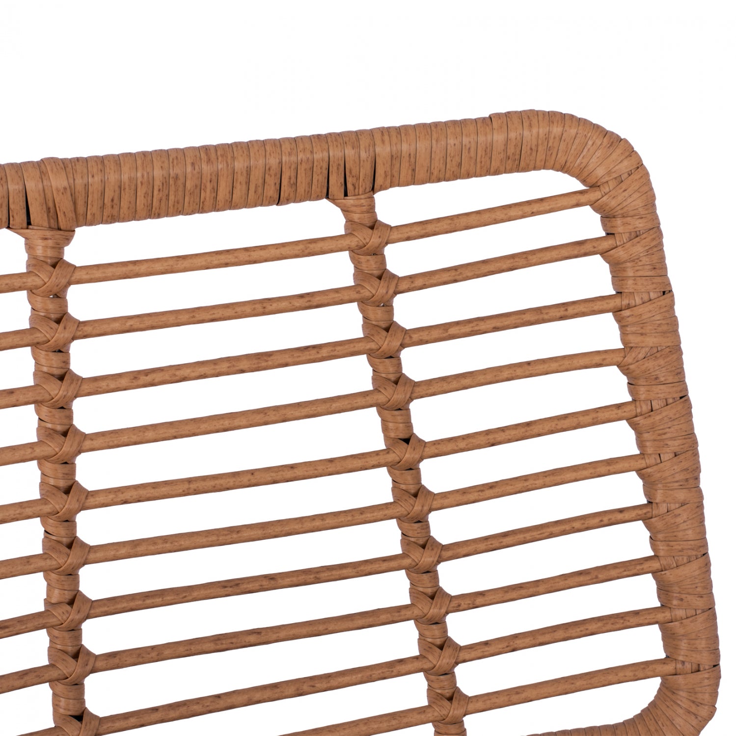 ΣΚΑΜΠΟ ΜΕΤΑΛΛΙΚΟ ΜΕ ΜΑΞΙΛΑΡΙ ALLEGRA HM5455 ΜΕ WICKER ΜΠΕΖ 46,5x55x117,5Υ εκ. - Pakobazaar
