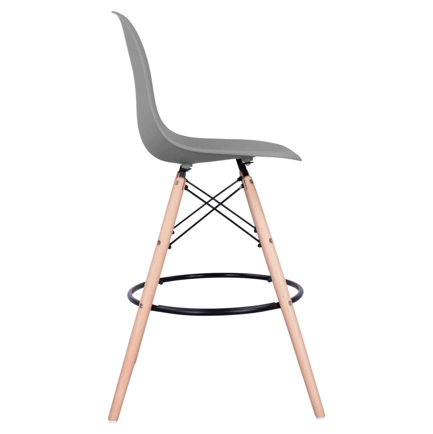 ΣΚΑΜΠΟ ΜΠΑΡ RENATA HM0173.10 ΓΚΡΙ 58x56x107Υ εκ. - Pakobazaar