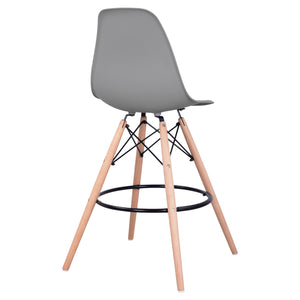 ΣΚΑΜΠΟ ΜΠΑΡ RENATA HM0173.10 ΓΚΡΙ 58x56x107Υ εκ. - Pakobazaar