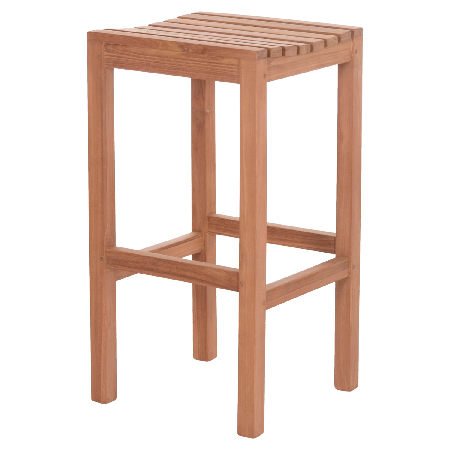 ΣΚΑΜΠΟ ΜΠΑΡ NIKOL HM18109 ΞΥΛΟ ΤΕΑΚ ΣΕ ΦΥΣΙΚΟ 40x40x77Υεκ. - Pakobazaar