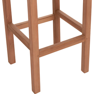 ΣΚΑΜΠΟ ΜΠΑΡ NIKOL HM18109 ΞΥΛΟ ΤΕΑΚ ΣΕ ΦΥΣΙΚΟ 40x40x77Υεκ. - Pakobazaar