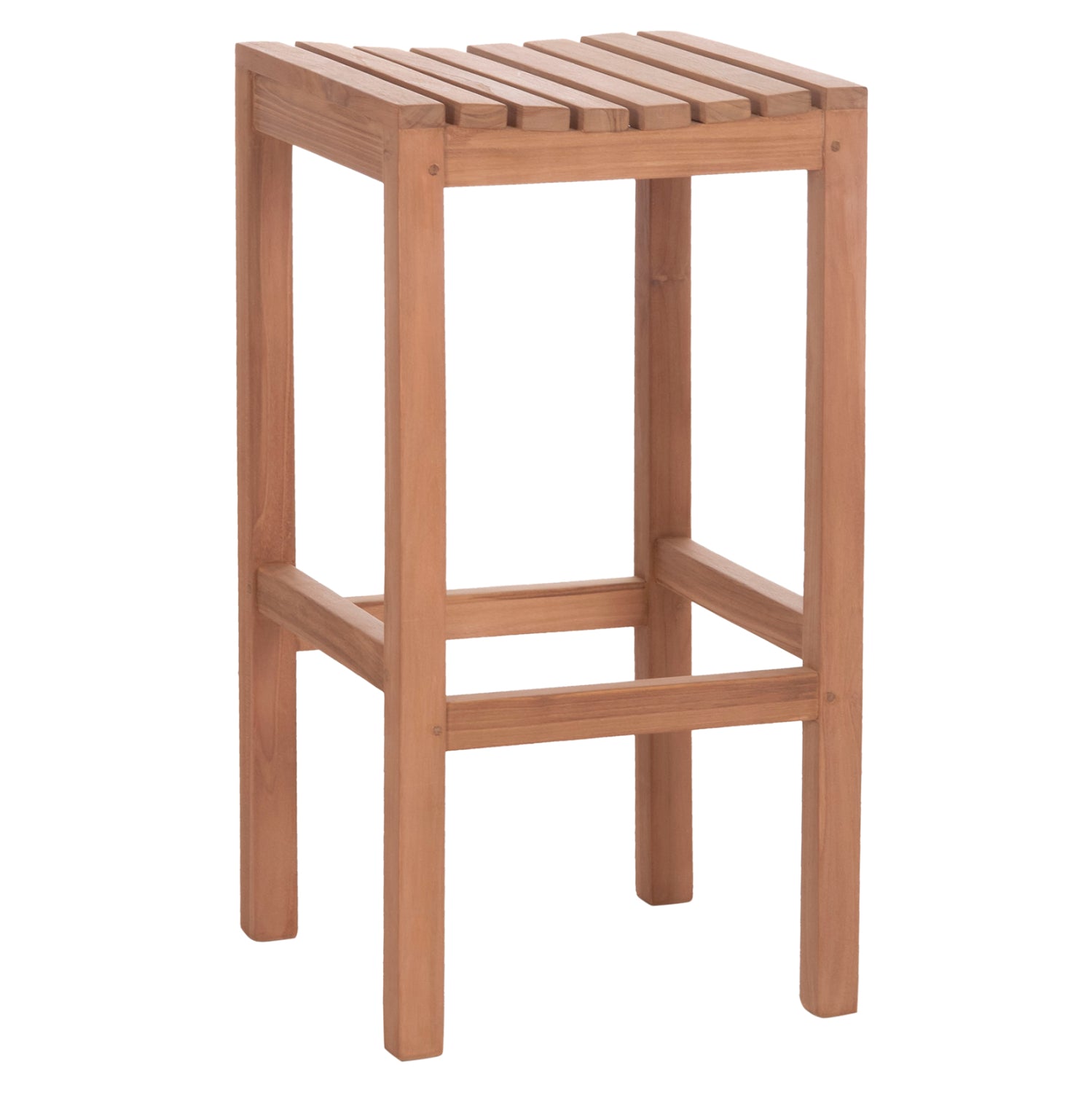 ΣΚΑΜΠΟ ΜΠΑΡ NIKOL HM18109 ΞΥΛΟ ΤΕΑΚ ΣΕ ΦΥΣΙΚΟ 40x40x77Υεκ. - Pakobazaar