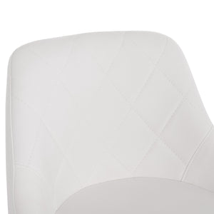 ΣΚΑΜΠΟ ΜΠΑΡ ROSE HM204.22 ΜΕ ΑΜΟΡΤΙΣΕΡ ΧΡΩΜΙΟΥ & ΛΕΥΚΟ PU 48x45x105Υεκ. - Pakobazaar