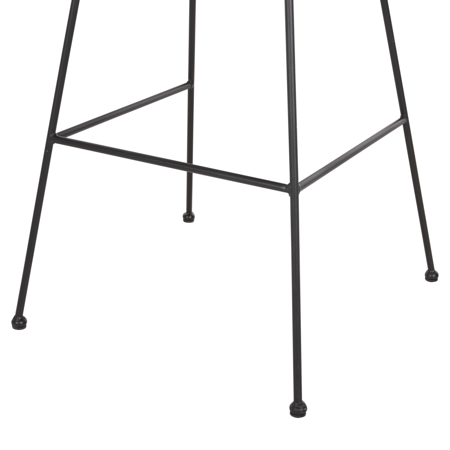 ΣΚΑΜΠΟ ΜΠΑΡ ALLEGRA HM5455.11 ΜΕΤΑΛΛΟ&ΜΑΞΙΛΑΡΙ ΜΑΥΡΟ-WICKER ΜΠΕΖ 56x59x116,5Υεκ. - Pakobazaar