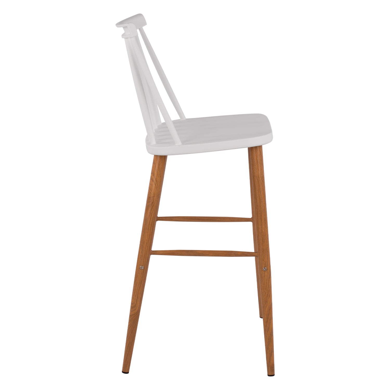 ΣΚΑΜΠΟ ΜΠΑΡ HM8459.01 VANESSA ΣΕ ΛΕΥΚΟ ΧΡΩΜΑ 43x49x107 εκ. - Pakobazaar