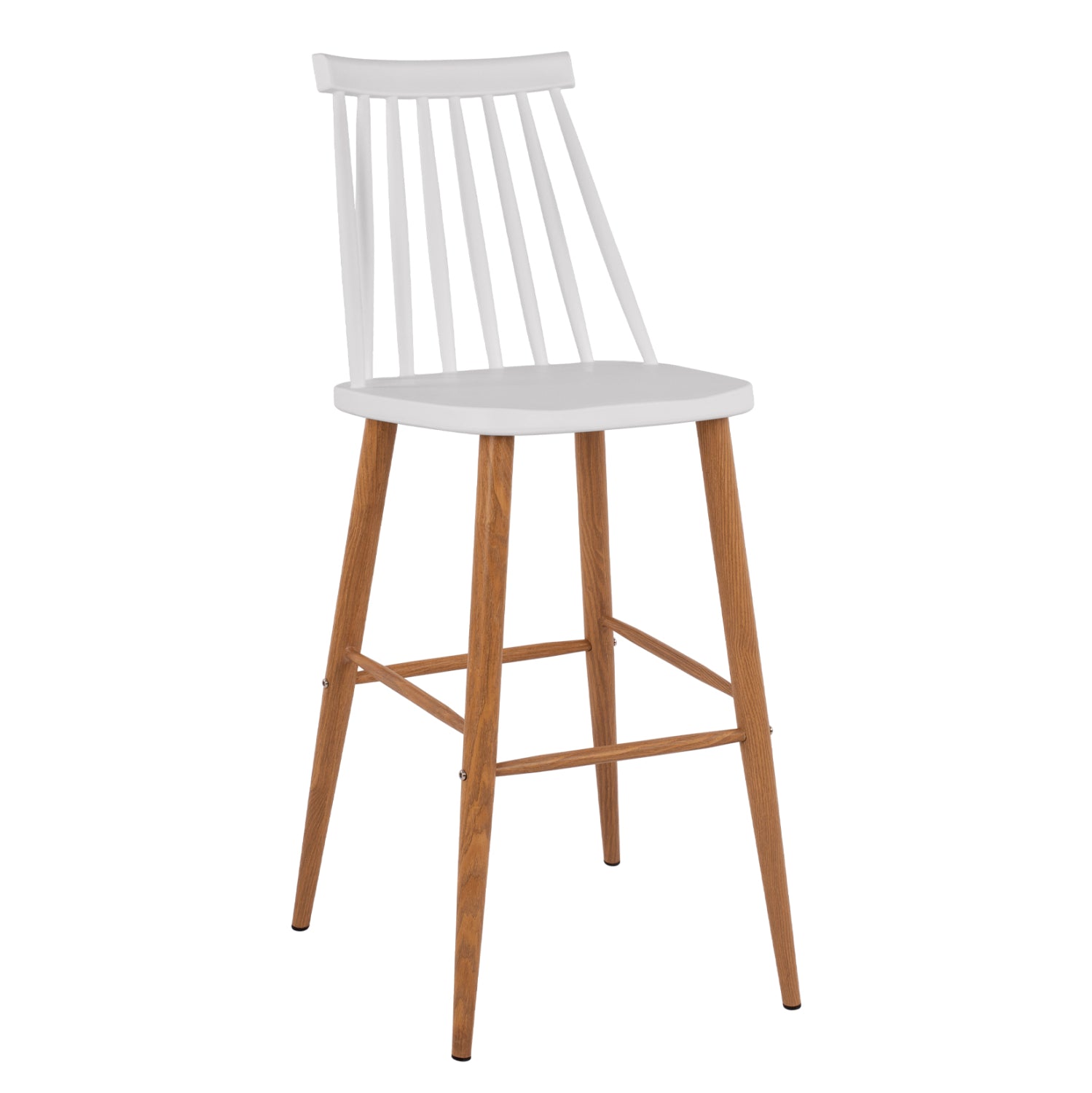 ΣΚΑΜΠΟ ΜΠΑΡ HM8459.01 VANESSA ΣΕ ΛΕΥΚΟ ΧΡΩΜΑ 43x49x107 εκ. - Pakobazaar