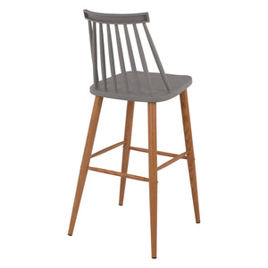 ΣΚΑΜΠΟ ΜΠΑΡ HM8459.10 VANESSA ΣΕ ΓΚΡΙ ΧΡΩΜΑ 43x49x107 εκ. - Pakobazaar