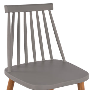 ΣΚΑΜΠΟ ΜΠΑΡ HM8459.10 VANESSA ΣΕ ΓΚΡΙ ΧΡΩΜΑ 43x49x107 εκ. - Pakobazaar