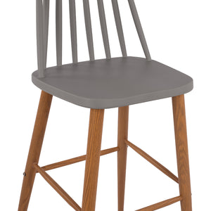 ΣΚΑΜΠΟ ΜΠΑΡ HM8459.10 VANESSA ΣΕ ΓΚΡΙ ΧΡΩΜΑ 43x49x107 εκ. - Pakobazaar