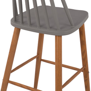ΣΚΑΜΠΟ ΜΠΑΡ HM8459.10 VANESSA ΣΕ ΓΚΡΙ ΧΡΩΜΑ 43x49x107 εκ. - Pakobazaar