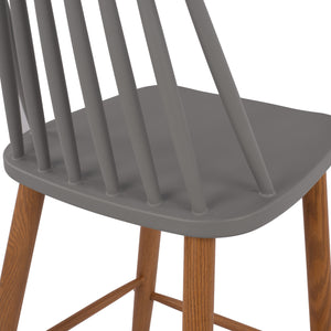 ΣΚΑΜΠΟ ΜΠΑΡ HM8459.10 VANESSA ΣΕ ΓΚΡΙ ΧΡΩΜΑ 43x49x107 εκ. - Pakobazaar