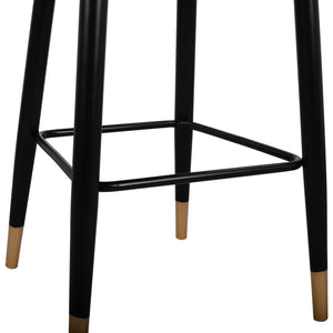 ΣΚΑΜΠΟ ΜΠΑΡ SERENITY HM8519.01 ΑΠΟ ΒΕΛΟΥΔΟ ΓΚΡΙ ΜΕ ΜΕΤΑΛΛΙΚΟ ΣΚΕΛΕΤΟ 51Χ57Χ110Υ εκ. - Pakobazaar