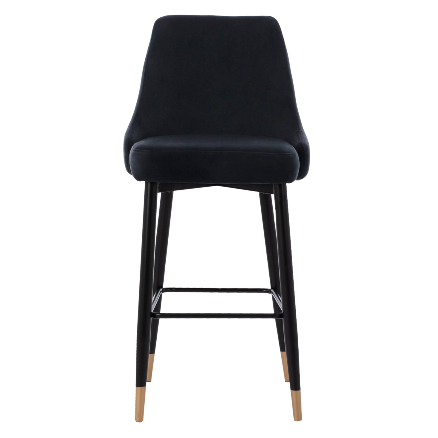 ΣΚΑΜΠΟ ΜΠΑΡ SERENITY HM8519.04 ΒΕΛΟΥΔΟ ΜΑΥΡΟ ΜΕ ΜΕΤΑΛΛΙΚΟ ΣΚΕΛΕΤΟ 53x48x110 εκ. - Pakobazaar