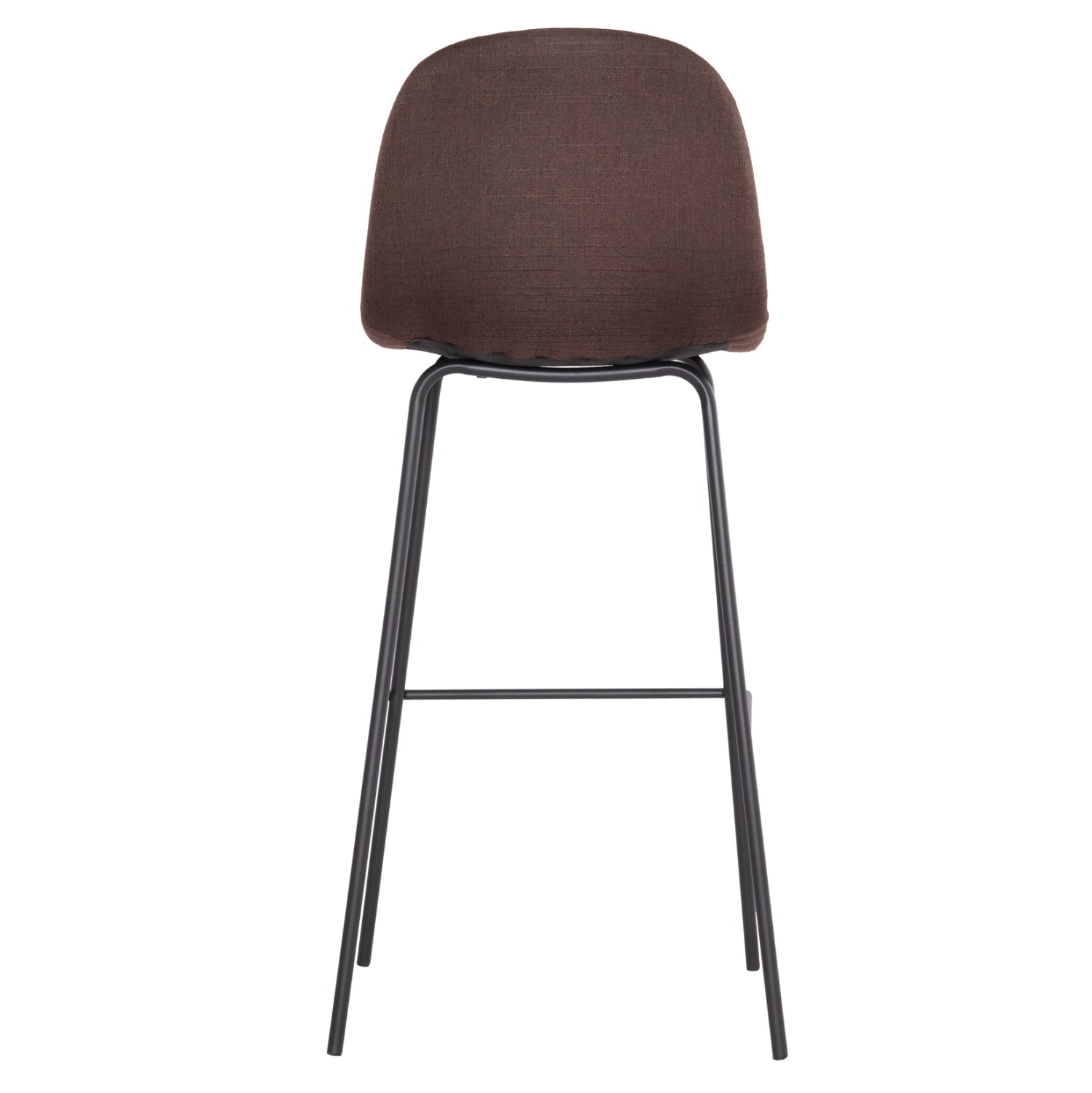 ΣΚΑΜΠΟ ΜΠΑΡ VINCENT HM8579.23 ΚΑΦΕ ΥΦΑΣΜΑ-ΜΑΥΡΟΣ ΜΕΤΑΛΛΙΚΟΣ ΣΚΕΛΕΤΟΣ 47x46x104Υεκ. - Pakobazaar