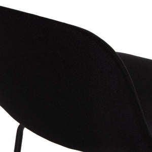 ΣΚΑΜΠΟ ΜΠΑΡ VINCENT HM9298.24 ΜΕΣΑΙΟΥ ΥΨΟΥΣ-ΜΑΥΡΟ ΥΦΑΣΜΑ-ΜΕΤΑΛΛΙΚΑ ΠΟΔΙΑ 43x50x92,5Υεκ - Pakobazaar