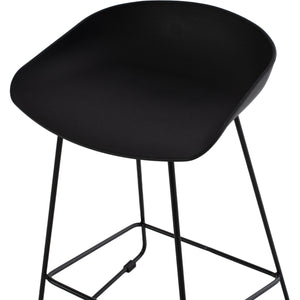 ΣΚΑΜΠΟ ΜΠΑΡ NAILA HM9299.02 ΜΑΥΡΟ ΜΕΣΑΙΟΥ ΥΨΟΥΣ 44x44x74Yεκ. - Pakobazaar