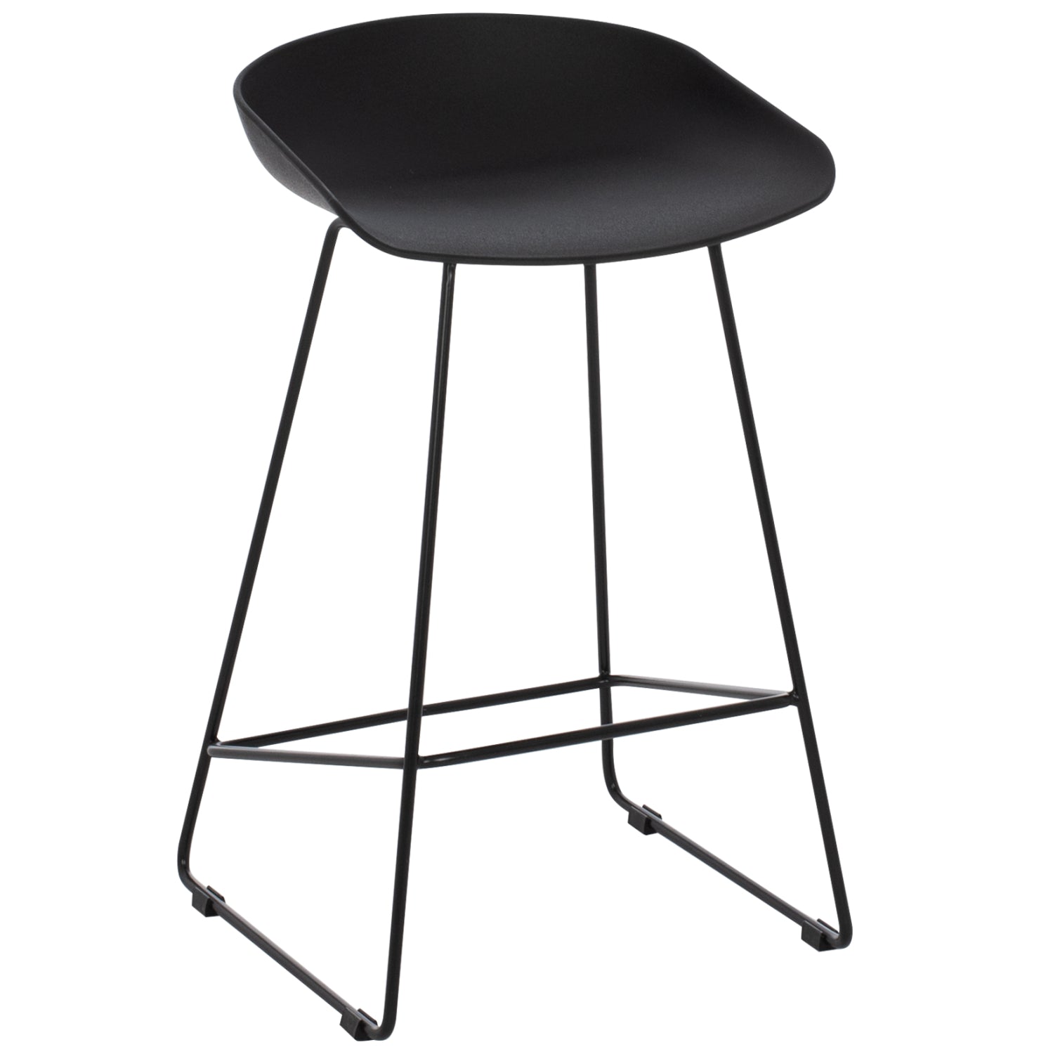 ΣΚΑΜΠΟ ΜΠΑΡ NAILA HM9299.02 ΜΑΥΡΟ ΜΕΣΑΙΟΥ ΥΨΟΥΣ 44x44x74Yεκ. - Pakobazaar