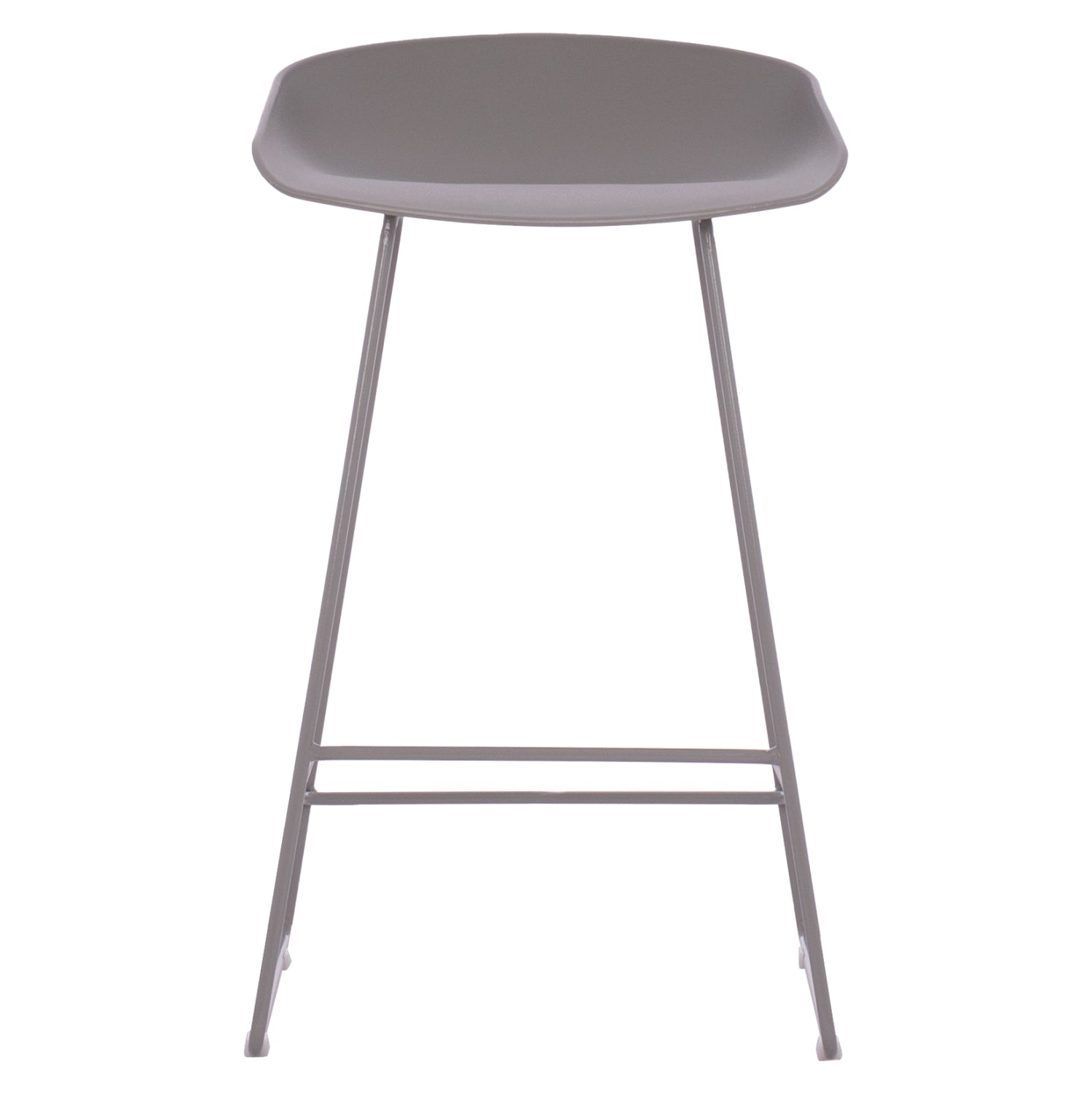 ΣΚΑΜΠΟ ΜΠΑΡ NAILA HM9299.10 ΓΚΡΙ ΜΕΣΑΙΟΥ ΥΨΟΥΣ 44x44x74Yεκ. - Pakobazaar