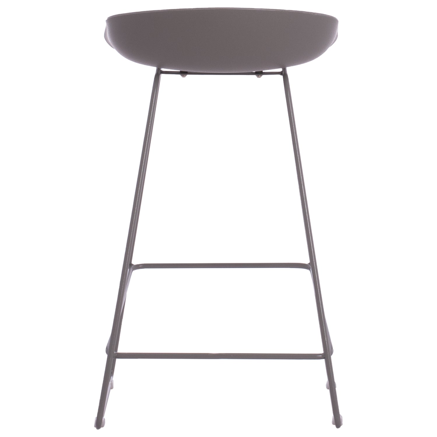 ΣΚΑΜΠΟ ΜΠΑΡ NAILA HM9299.10 ΓΚΡΙ ΜΕΣΑΙΟΥ ΥΨΟΥΣ 44x44x74Yεκ. - Pakobazaar
