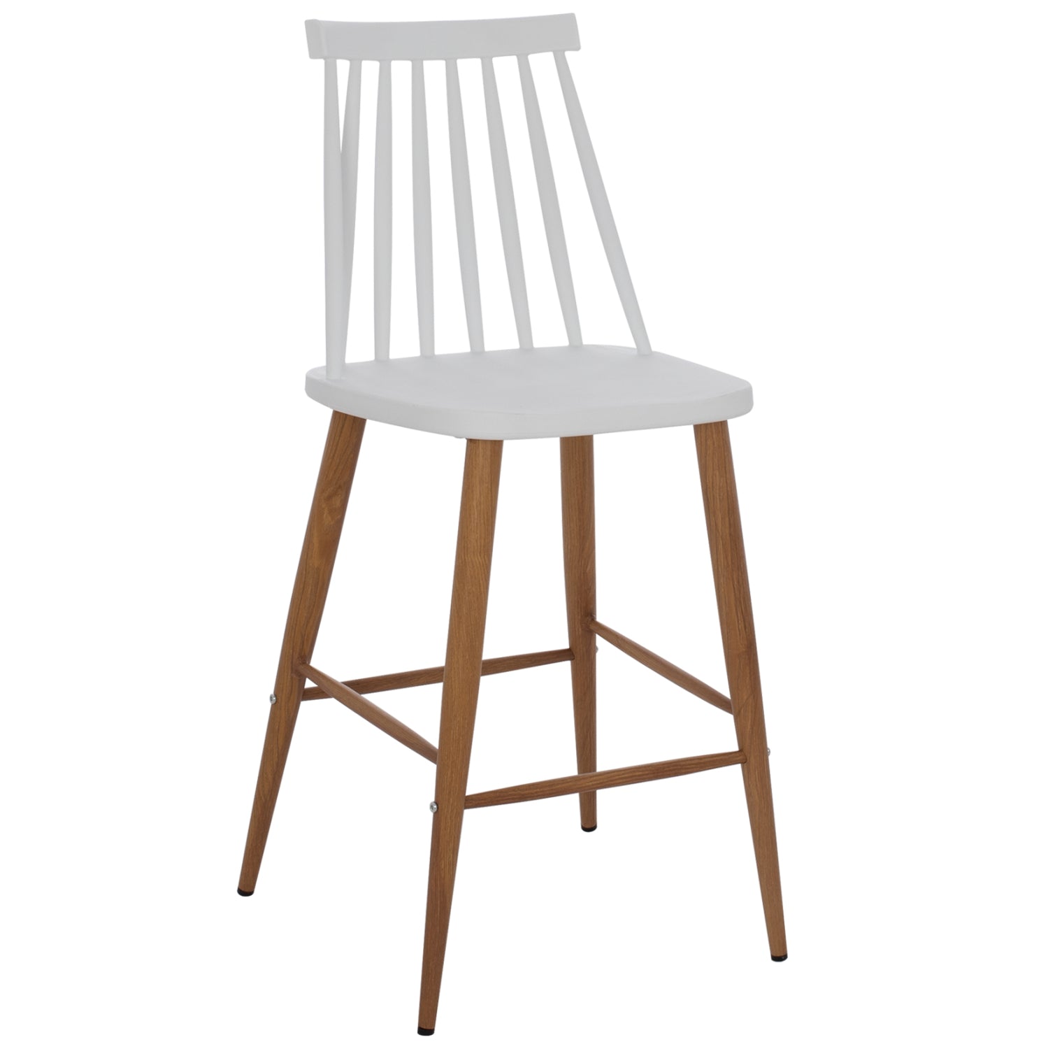ΣΚΑΜΠΟ ΜΠΑΡ VANESSA HM9300.01 ΛΕΥΚΟ ΜΕΣΑΙΟΥ ΥΨΟΥΣ 43x45x97Υεκ. - Pakobazaar