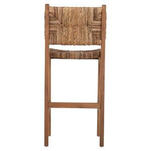 ΣΚΑΜΠΟ ΜΠΑΡ WALTER HM9841 ΞΥΛO TEAK ΣΕ ΦΥΣΙΚΟ-ΨΑΘΑ 46x55x105Υ εκ. - Pakobazaar