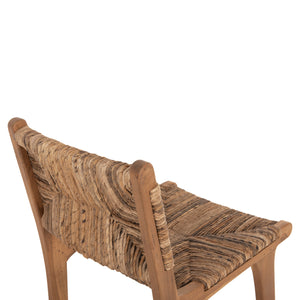 ΣΚΑΜΠΟ ΜΠΑΡ WALTER HM9841 ΞΥΛO TEAK ΣΕ ΦΥΣΙΚΟ-ΨΑΘΑ 46x55x105Υ εκ. - Pakobazaar