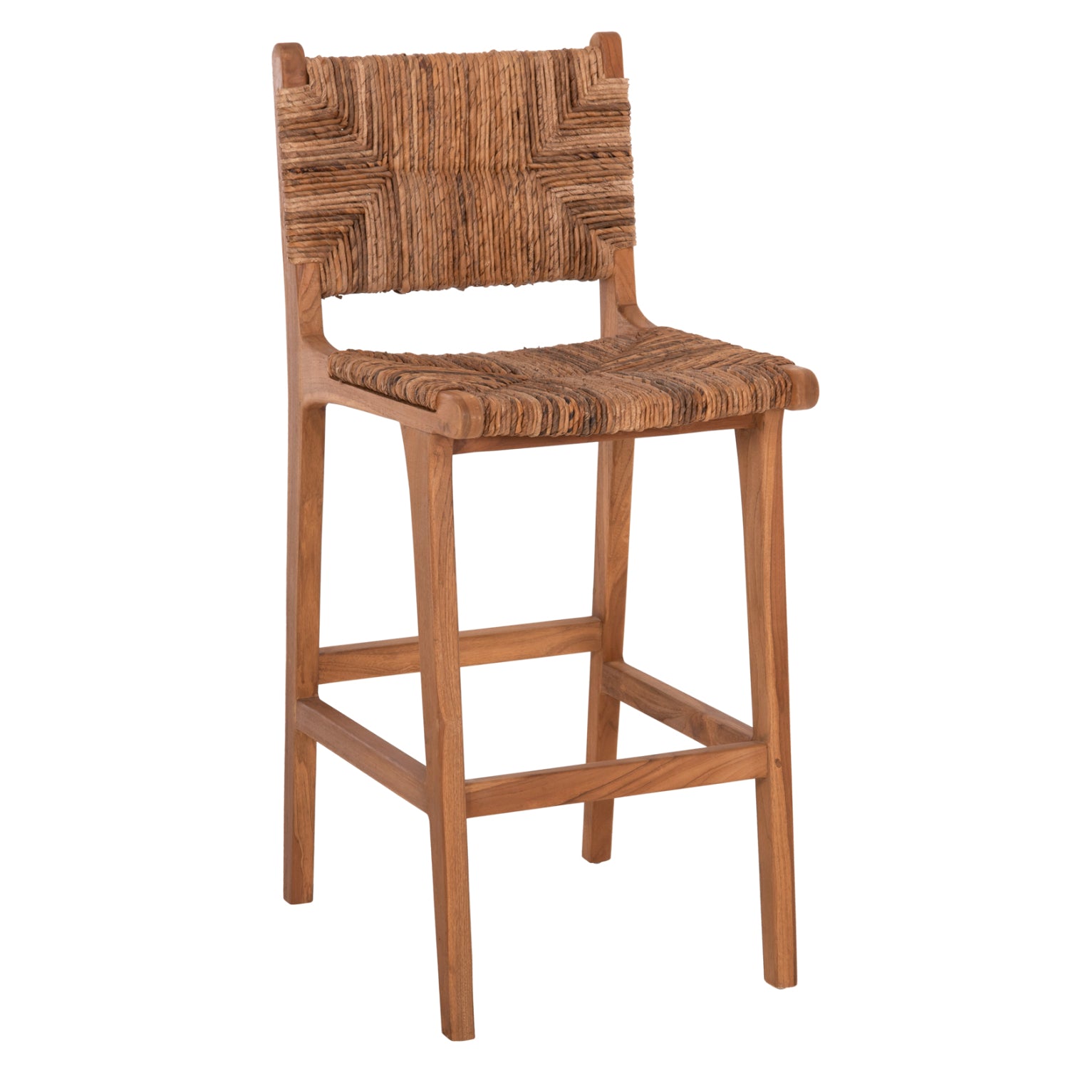 ΣΚΑΜΠΟ ΜΠΑΡ WALTER HM9841 ΞΥΛO TEAK ΣΕ ΦΥΣΙΚΟ-ΨΑΘΑ 46x55x105Υ εκ. - Pakobazaar