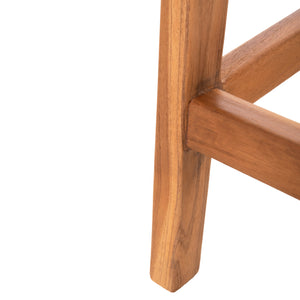 ΣΚΑΜΠΟ ΜΠΑΡ WALTER HM9842 ΞΥΛO TEAK ΣΕ ΦΥΣΙΚΟ-ΨΑΘΑ 46x55x96Υεκ. - Pakobazaar