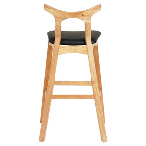 ΣΚΑΜΠΟ ΜΠΑΡ USOPP HM9951.01 RUBBERWOOD ΣΕ ΟΑΚ-ΜΑΥΡΟ PU 43x41x100Υεκ. - Pakobazaar