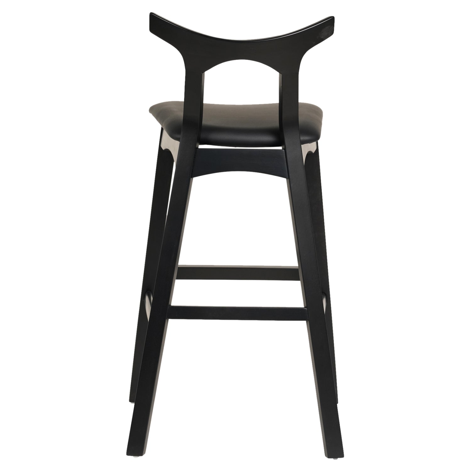 ΣΚΑΜΠΟ ΜΠΑΡ USOPP HM9951.02 RUBBERWOOD & PU ΣΕ ΜΑΥΡΟ 49x53x99,5Υεκ. - Pakobazaar