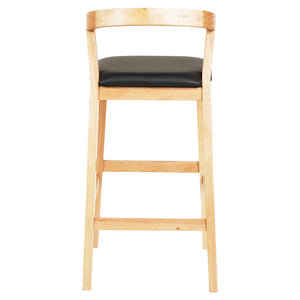 ΣΚΑΜΠΟ ΜΠΑΡ NAMI HM9952.01 RUBBERWOOD ΣΕ ΟΑΚ-ΜΑΥΡΟ PU 47,5x59x102,5Υεκ. - Pakobazaar