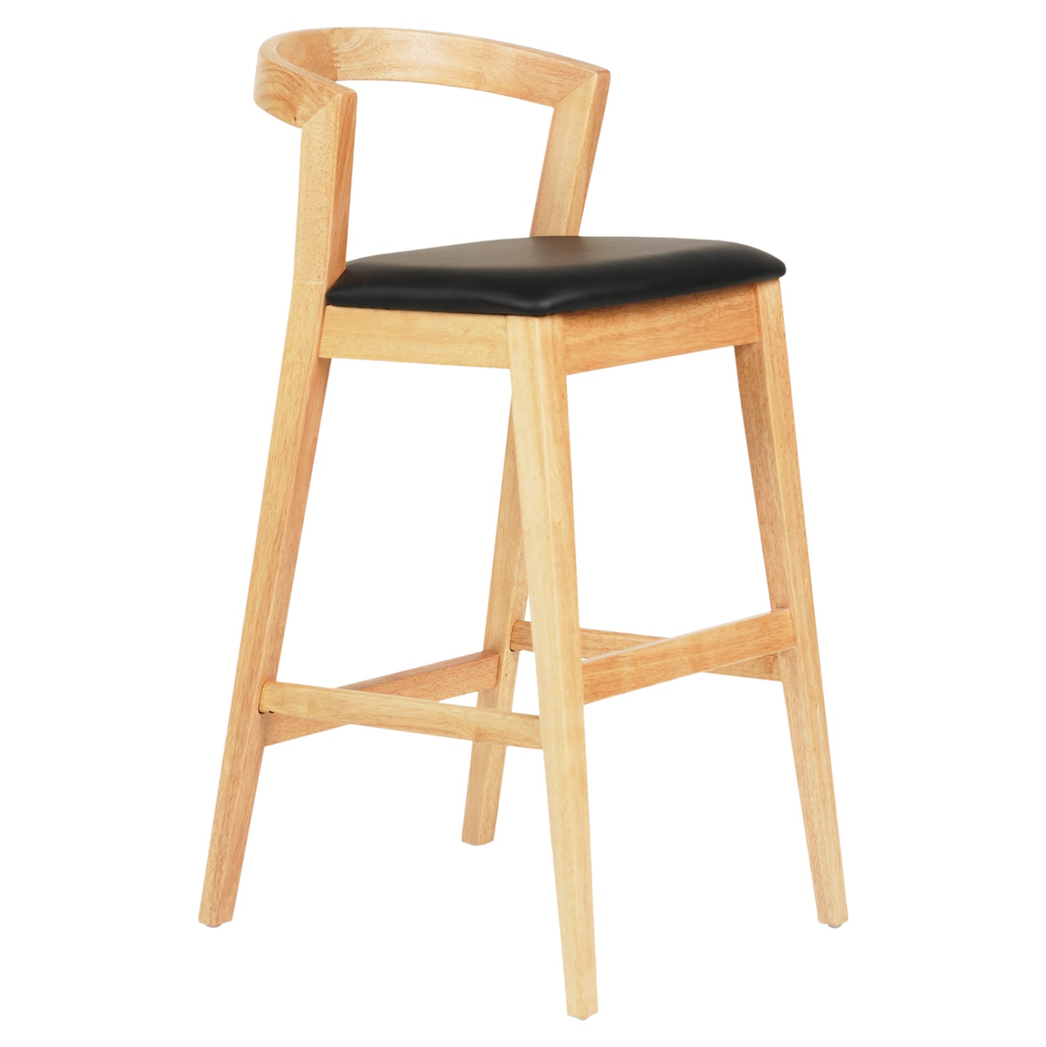 ΣΚΑΜΠΟ ΜΠΑΡ NAMI HM9952.01 RUBBERWOOD ΣΕ ΟΑΚ-ΜΑΥΡΟ PU 47,5x59x102,5Υεκ. - Pakobazaar