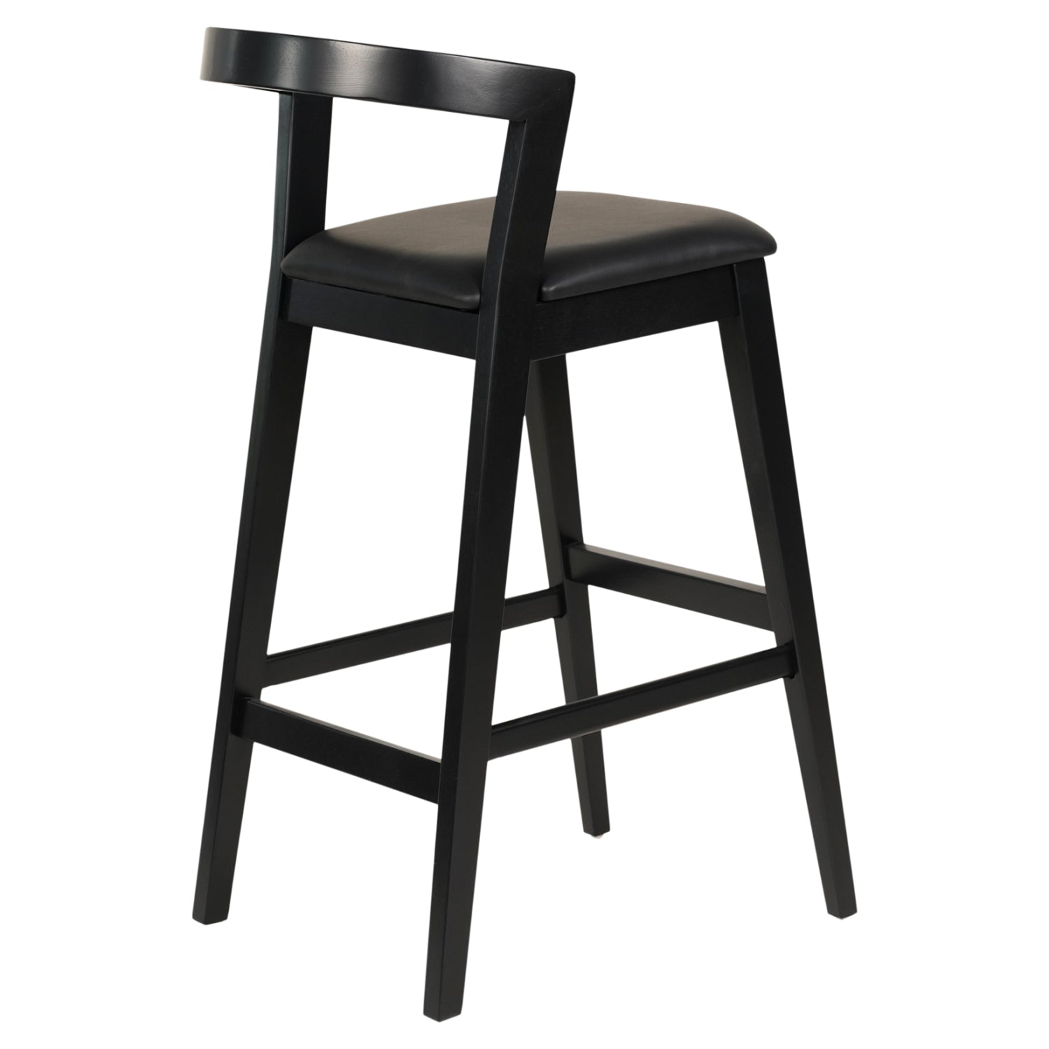 ΣΚΑΜΠΟ ΜΠΑΡ NAMI HM9952.02 RUBBERWOOD & PU-ΜΑΥΡΟ 47,5x59x102,5Υεκ. - Pakobazaar