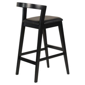 ΣΚΑΜΠΟ ΜΠΑΡ NAMI HM9952.02 RUBBERWOOD & PU-ΜΑΥΡΟ 47,5x59x102,5Υεκ. - Pakobazaar