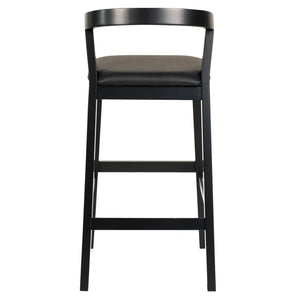 ΣΚΑΜΠΟ ΜΠΑΡ NAMI HM9952.02 RUBBERWOOD & PU-ΜΑΥΡΟ 47,5x59x102,5Υεκ. - Pakobazaar