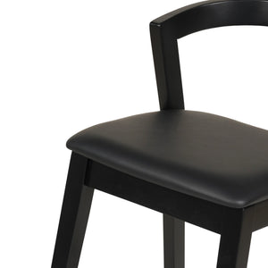 ΣΚΑΜΠΟ ΜΠΑΡ NAMI HM9952.02 RUBBERWOOD & PU-ΜΑΥΡΟ 47,5x59x102,5Υεκ. - Pakobazaar
