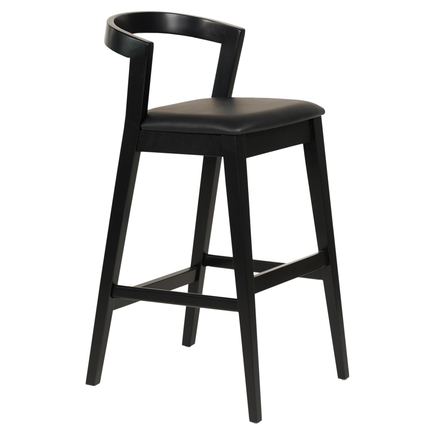 ΣΚΑΜΠΟ ΜΠΑΡ NAMI HM9952.02 RUBBERWOOD & PU-ΜΑΥΡΟ 47,5x59x102,5Υεκ. - Pakobazaar