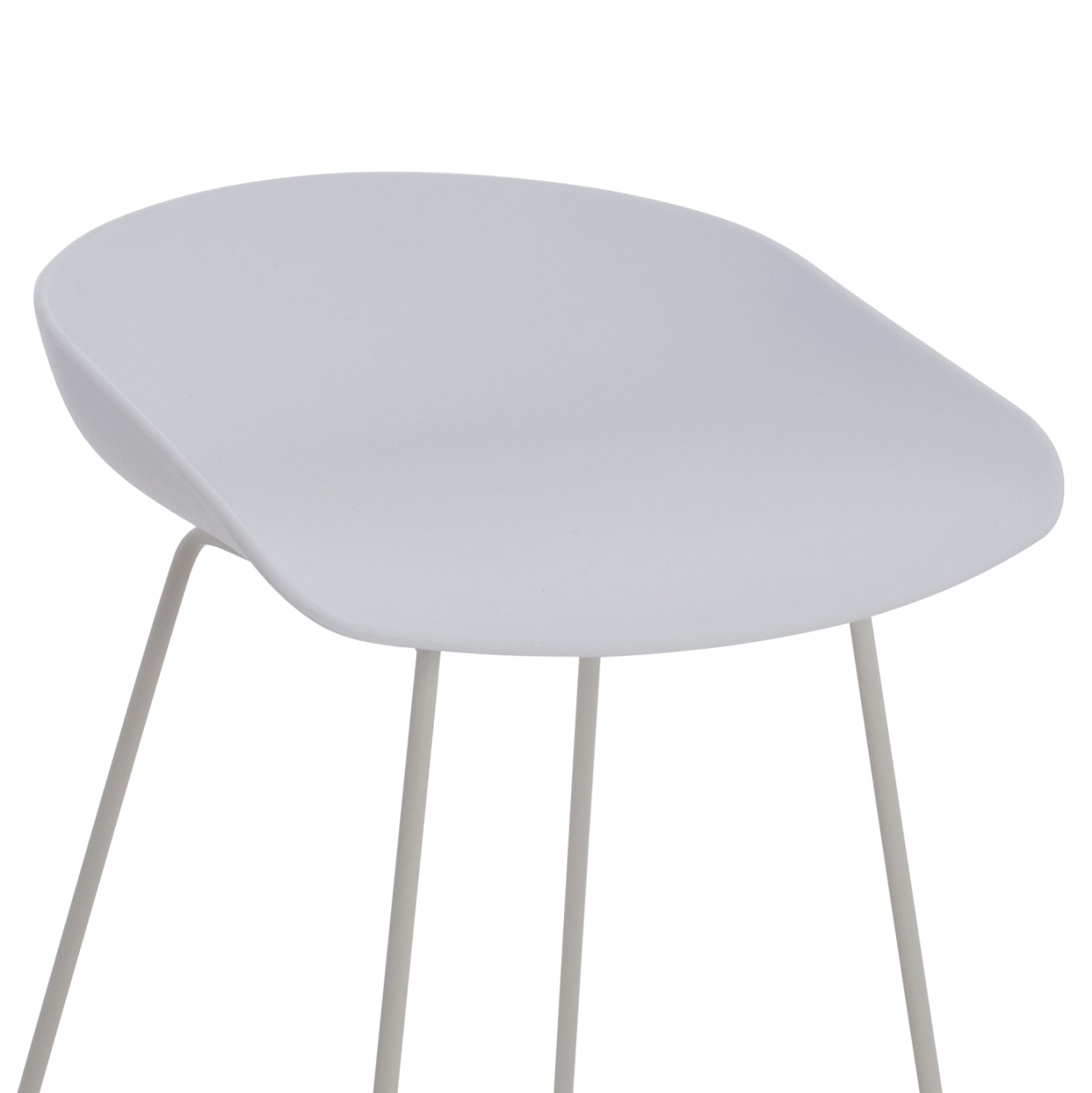 ΣΚΑΜΠΟ ΜΠΑΡ NAILA HM9299.01 ΛΕΥΚΟ ΜΕΣΑΙΟΥ ΥΨΟΥΣ 44x44x74Yεκ. - Pakobazaar