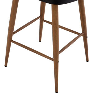ΣΚΑΜΠΟ ΜΠΑΡ VANESSA ΜΑΥΡΟ ΜΕΣΑΙΟΥ ΥΨΟΥΣ HM9300.02  43x45x97Υεκ. - Pakobazaar
