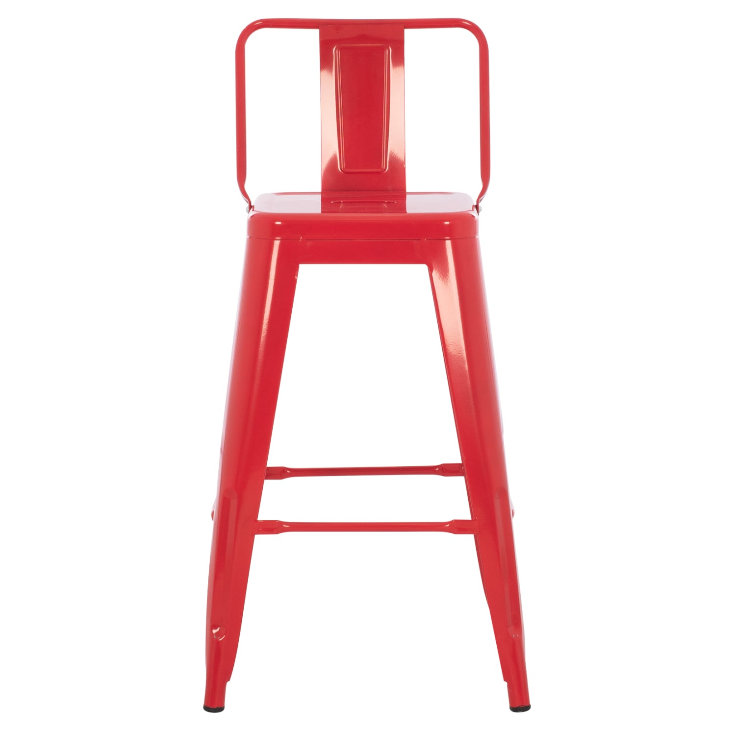 ΣΚΑΜΠΟ ΜΠΑΡ ΜΕΣΑΙΟΥ ΥΨΟΥΣ ΜΕΤΑΛΛΙΚΟ MELITA-PRO HM8574.44 ΚΟΚΚΙΝΟ 43x43x88Υεκ. - Pakobazaar