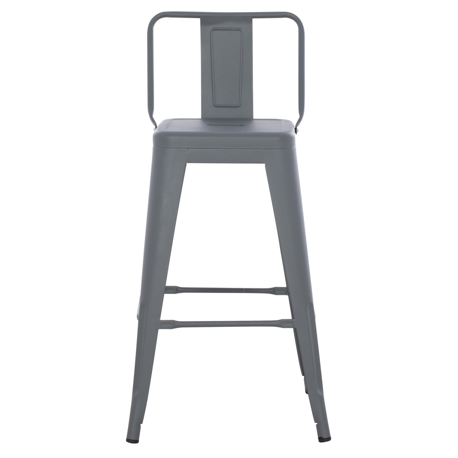 ΣΚΑΜΠΟ ΜΠΑΡ ΜΕΣΑΙΟΥ ΥΨΟΥΣ ΜΕΤΑΛΛΙΚΟ MELITA-PRO HM8574.50 ΓΚΡΙ 43x43x88Υεκ. - Pakobazaar