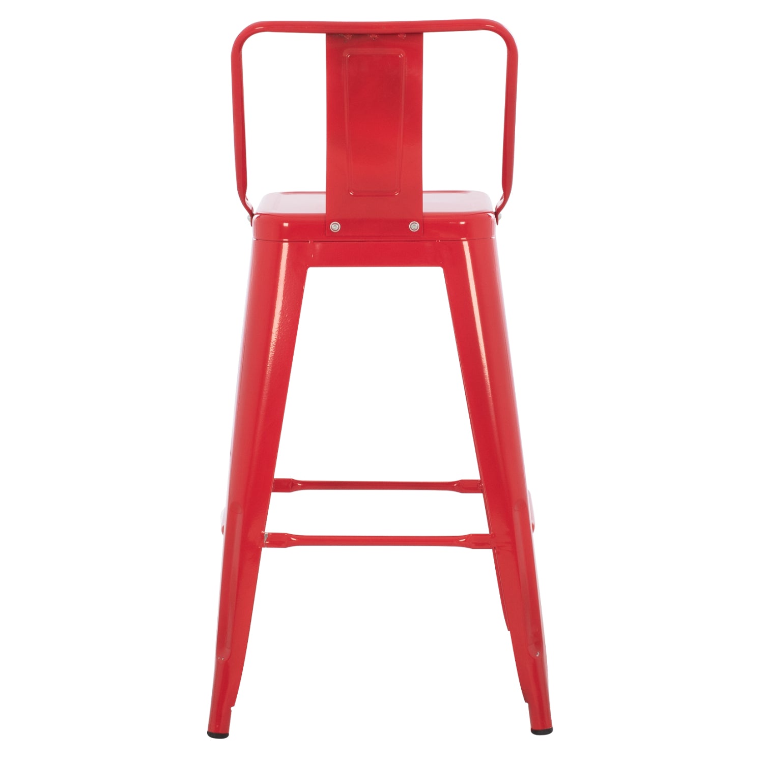 ΣΚΑΜΠΟ ΜΠΑΡ ΜΕΣΑΙΟΥ ΥΨΟΥΣ ΜΕΤΑΛΛΙΚΟ MELITA-PRO HM8574.44 ΚΟΚΚΙΝΟ 43x43x88Υεκ. - Pakobazaar